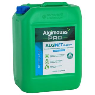Algimouss - Alginet Flash PAE - Nettoyant murs et façades - 10L
