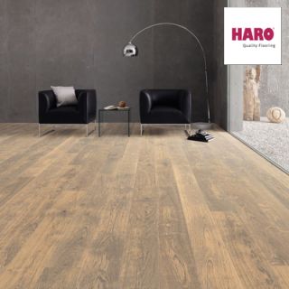 529063 Haro Parquet - Planche large à l'ancienne série 4000 - Chêne blanc barrique selectiv brossé 4V huilé Oleovera 