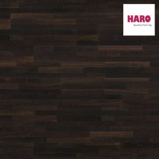 Haro Parquet - À l'anglaise série 4000 - Chêne foncé - Trend Brossé