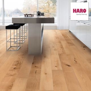 538951 Haro Parquet - Planche large à l'ancienne série 4000 - Hêtre Etuvé universal brossé 4 V huilé Naturalin +