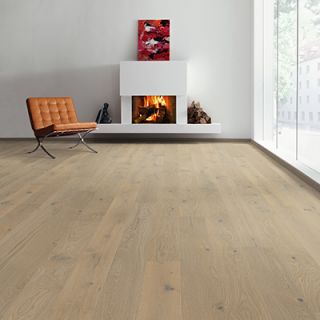 539064 Haro Parquet - Planche large à l'ancienne série 2500 - Chêne Gris Sable universal brossé 2V huilé naturalin +