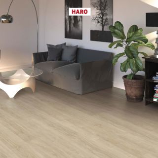 541475 HARO - Parquet Stratifié - TRITTY 100 - Chêne Eleganza Blanc Crème