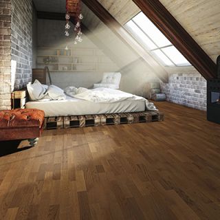 541929 Haro Parquet - À l'anglaise série 4000 - Chêne fumé Naturale brossé verni NaturaDur