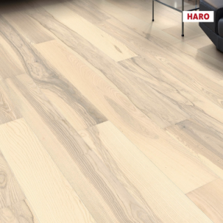 HARO PARQUET 4000 Planche large à l'ancienne 180 4V Hêtre étuvé Universal vernis