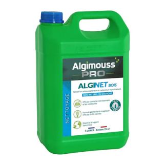 Algimouss PRO - Alginet Bois - Nettoyant rénovateur pour bois naturel et exotique - 5L
