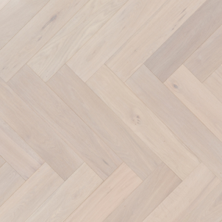 Lamett - Parquet Contrecollé Chêne Alta à bâton rompu (125 × 625 mm) Mont blanc