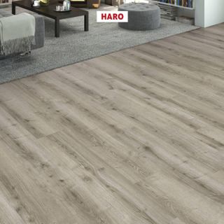 HARO - Parquet Stratifié - TRITTY 100 - Gran Via 4V - Chêne Eleganza gris antique