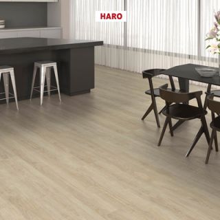 541584 HARO - Sol Stratifié - TRITTY 200 Aqua - Gran Via 4V - Chêne Eleganza blanc crème