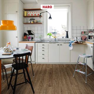 HARO - Parquet Stratifié - TRITTY 100 - Gran Via 4V - Chêne Eleganza fumé 542053