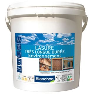 Blanchon - Lasure Très Longue Durée Environnement 10L Blanc
