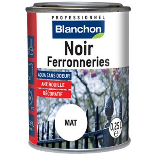 Blanchon - noir ferronneries mat 0.25l