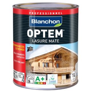 Blanchon - Lasure OPTEM 1L Blanc