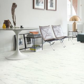 Quickstep - Sol PVC - Ambient Click+ - marbre carrare - 40136