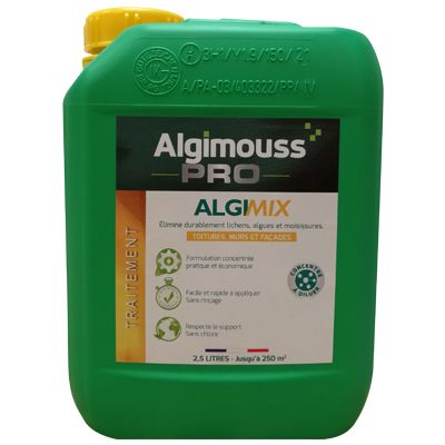 ALGIMOUSS - Traitement pour toiture antimousse-antiverdissure Algimouss -  préventif et curatif - bidon de 30 l