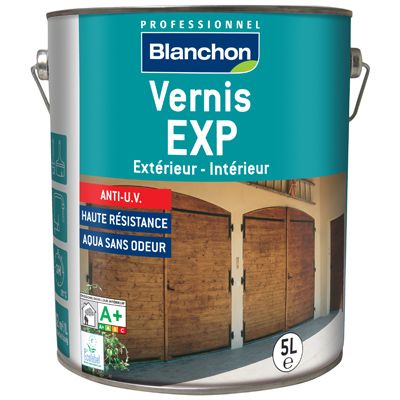 Vernis - intérieur extérieur - incolore mat - 1 L - EXP BLANCHON