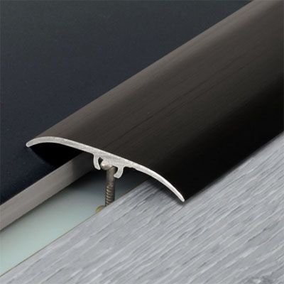 Barre de seuil DINAC à fixation invisible multi-niveaux en alu anodisé  naturel 0,93m x 30mm